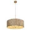 Jacob's Ladder 391P06FG 6-Light Pendant Light - French Gold -Hanging Lighting 391P06FG
