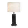Sentu 394T01MBBM 1-Light Marble Table Lamp - Matte Black -Hanging Lighting 394T01MBBM