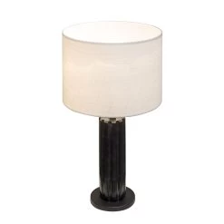 Sentu 394T01MBBM 1-Light Marble Table Lamp - Matte Black -Hanging Lighting 394T01MBBM 1
