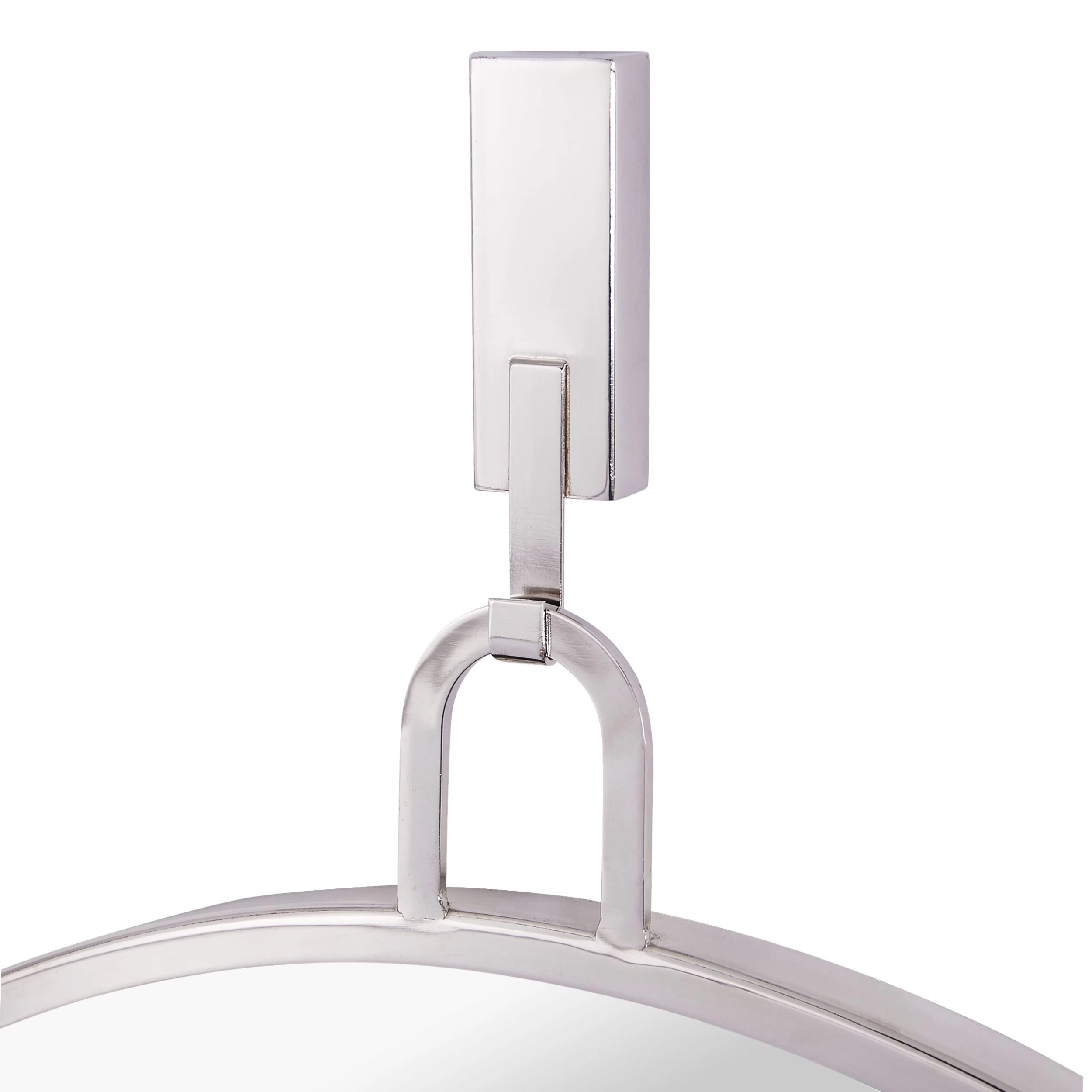 Stopwatch 407A01PN 30-Inch Round Mirror - Polished Nickel 5 Stopwatch 407A01PN 30-Inch Round Mirror - Polished Nickel - Image 3