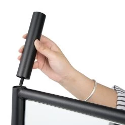 Ladder 407A07BL Standing/Wall Mirror - Black -Hanging Lighting 407A07BL 4