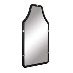 Federal Case 407MI08MBFG 22-Inch Mirror - Matte Black/French Gold -Hanging Lighting 407MI08MBFG 1