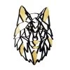 Geometric Animal Kingdom 425WA82 Wolf Wall Art -Hanging Lighting 425WA82 1