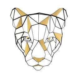Geometric Animal Kingdom 425WA83 Lion Wall Art -Hanging Lighting 425WA83