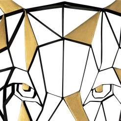 Geometric Animal Kingdom 425WA83 Lion Wall Art -Hanging Lighting 425WA83 Detail 2