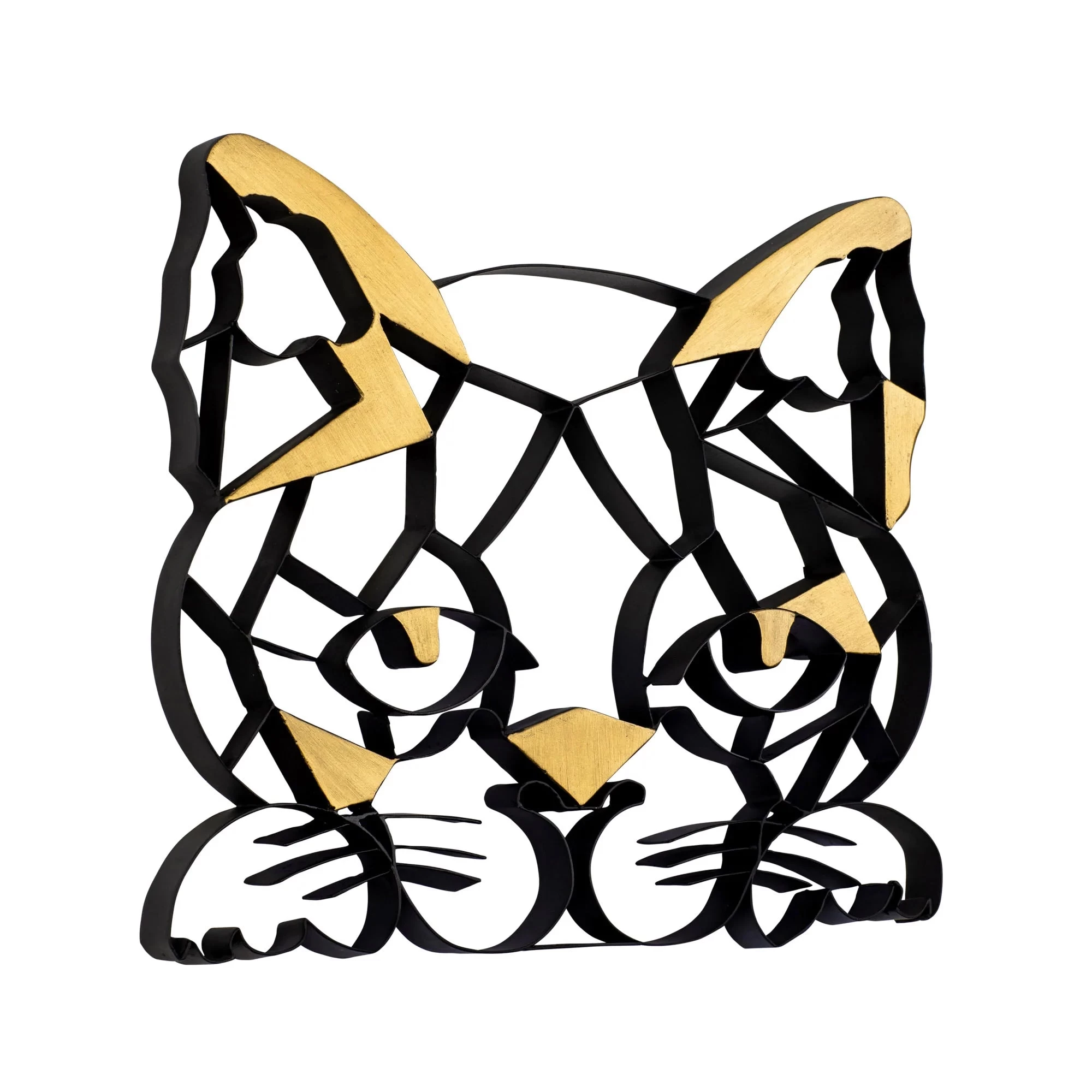 Geometric Animal Kingdom 425WA84 Sand Cat Wall Art 4 Geometric Animal Kingdom 425WA84 Sand Cat Wall Art - Image 2