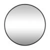 Cottage 428A01BL 30-Inch Round Mirror - Black -Hanging Lighting 428A01BL