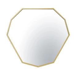 Hex No 429MI30GO 30x28 Mirror - Gold -Hanging Lighting 429MI30GO 1