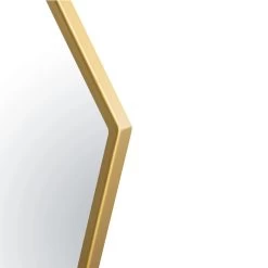 Hex No 429MI30GO 30x28 Mirror - Gold -Hanging Lighting 429MI30GO Detail 1