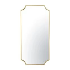 Carlton 431MI24GO 24x50 Beaded Frame Mirror - Gold