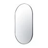 Capsule 434MI22BL 22x40 Oval Mirror - Black -Hanging Lighting 434MI22BL 2