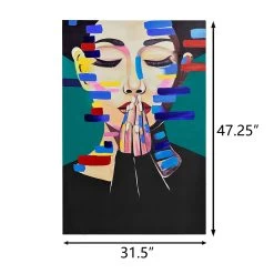 Namaste 435WA02 3D Wall Art -Hanging Lighting 435WA02 Dimension