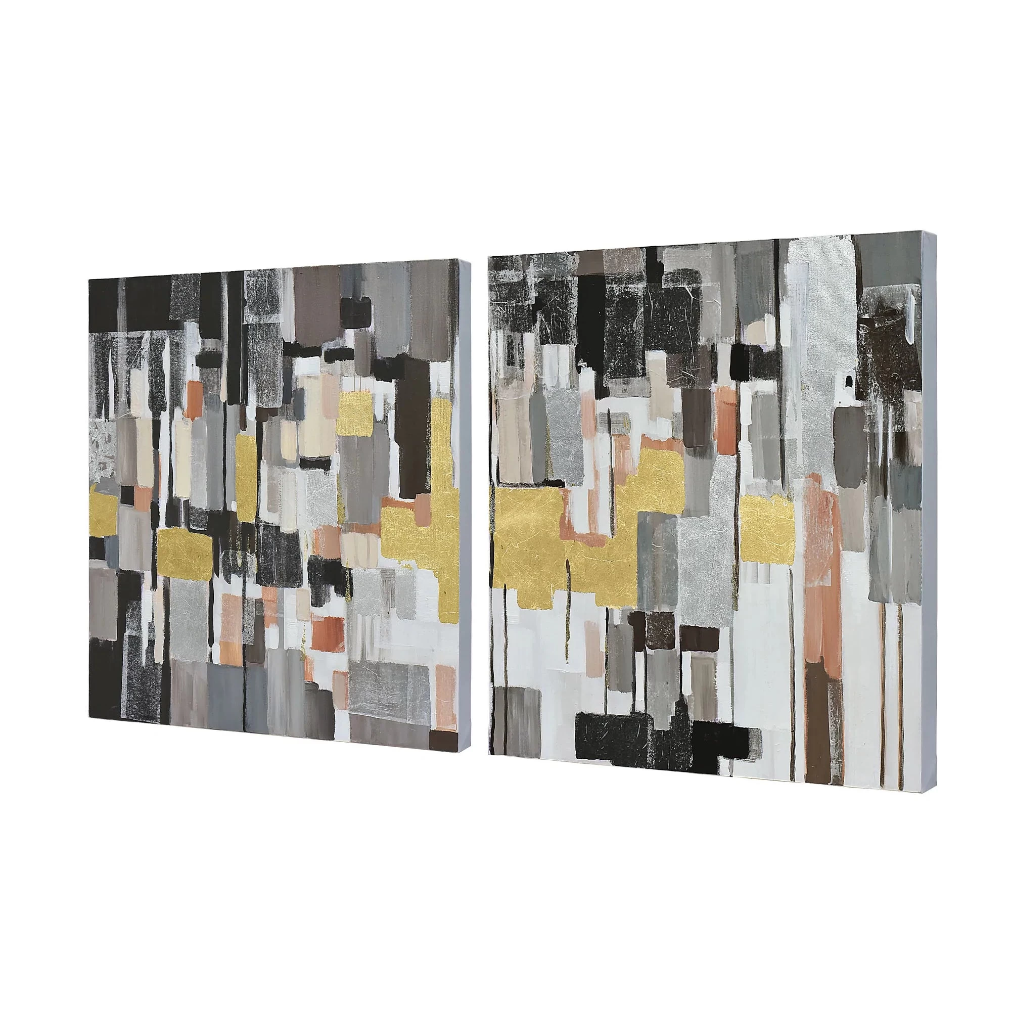 Leaf Of Faith 435WA11 3D Diptych Wall Art 5 Leaf Of Faith 435WA11 3D Diptych Wall Art - Image 3