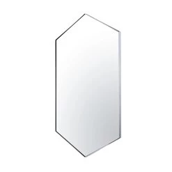 Put A Spell On You 436MI22CH 22x40 Hex Mirror - Chrome -Hanging Lighting 436MI22CH 2