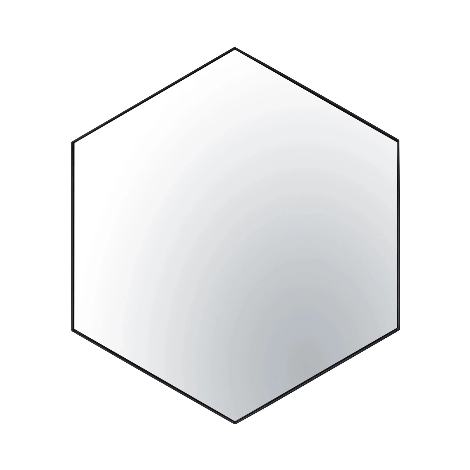 Put A Spell On You 436MI30BL 30-in Hex Mirror - Black 8 Put A Spell On You 436MI30BL 30-in Hex Mirror - Black - Image 6