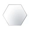 Put A Spell On You 436MI30CH 30-in Hex Mirror - Chrome -Hanging Lighting 436MI30CH 1