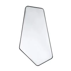 The Fun Trap 443MI22BL 22x40 Beveled Pentagon Mirror - Black -Hanging Lighting 443MI22BL