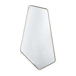 The Fun Trap 443MI22GO 22x40 Beveled Pentagon Mirror - Gold -Hanging Lighting 443MI22GO