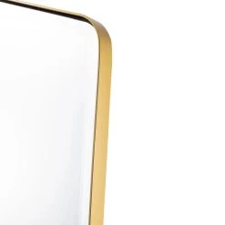 The Fun Trap 443MI22GO 22x40 Beveled Pentagon Mirror - Gold -Hanging Lighting 443MI22GO Detail 1