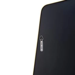 The Fun Trap 443MI22GO 22x40 Beveled Pentagon Mirror - Gold -Hanging Lighting 443MI22GO Detail 2