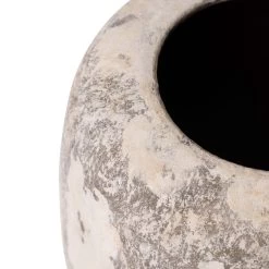 Potty 445VA05C Ceramic Vase - Distressed Cafe Au Lait -Hanging Lighting 445VA05C Detail 1