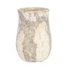 Potty 445VA05D Ceramic Vase - Distressed Cafe Au Lait