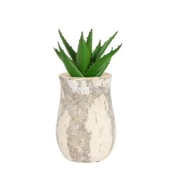 Potty 445VA05D Ceramic Vase - Distressed Cafe Au Lait -Hanging Lighting 445VA05D Application 2
