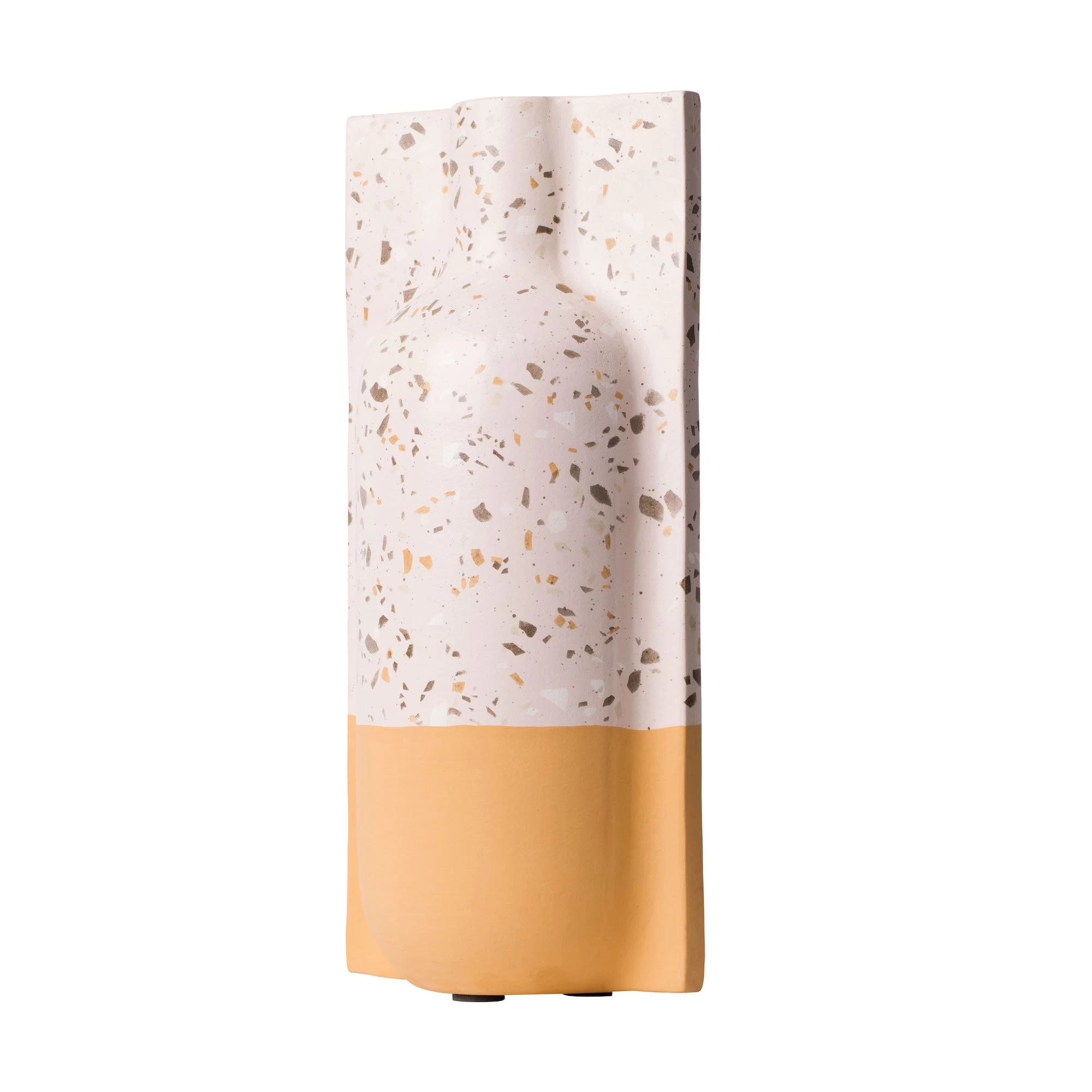 Urbino 445VA09B Ceramic Vase - Rose Terrazzo/Terracotta 4 Urbino 445VA09B Ceramic Vase - Rose Terrazzo/Terracotta - Image 2