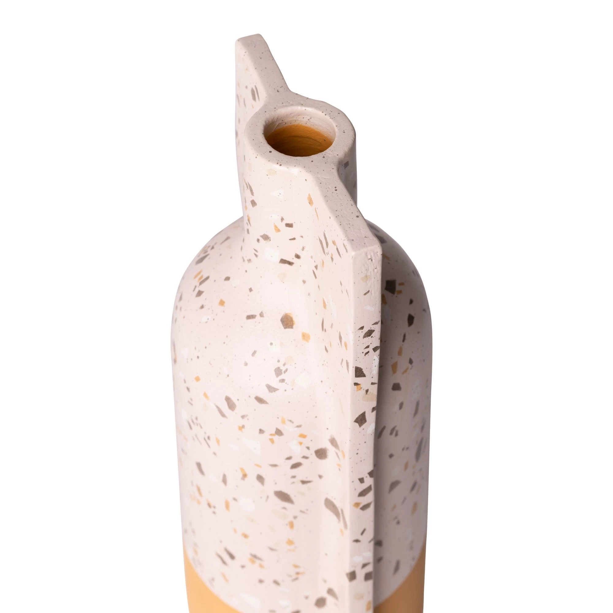 Urbino 445VA09B Ceramic Vase - Rose Terrazzo/Terracotta 6 Urbino 445VA09B Ceramic Vase - Rose Terrazzo/Terracotta - Image 4