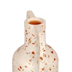 Urbino 445VA09D Ceramic Vase - White Terrazzo/Terracotta 11 Urbino 445VA09D Ceramic Vase - White Terrazzo/Terracotta -Hanging Lighting 445VA09D Detail 2