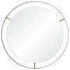 Framed 610010 30-Inch Round Wall Mirror - Black -Hanging Lighting 610010