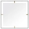 Framed 610020 20-Inch Square Mirror - Black -Hanging Lighting 610020