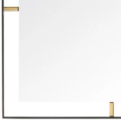 Framed 610020 20-Inch Square Mirror - Black -Hanging Lighting 610020 2