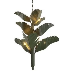 Banana Leaf 901C09 9-Light Chandelier - Banana Leaf 10 Banana Leaf 901C09 9-Light Chandelier - Banana Leaf -Hanging Lighting 901C09
