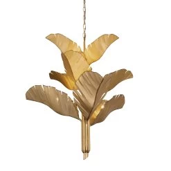 Banana Leaf 901C09GO 9-Light Chandelier - Gold -Hanging Lighting 901C09GO 0ce7fce9 27ca 4548 aa18 8888eca65674