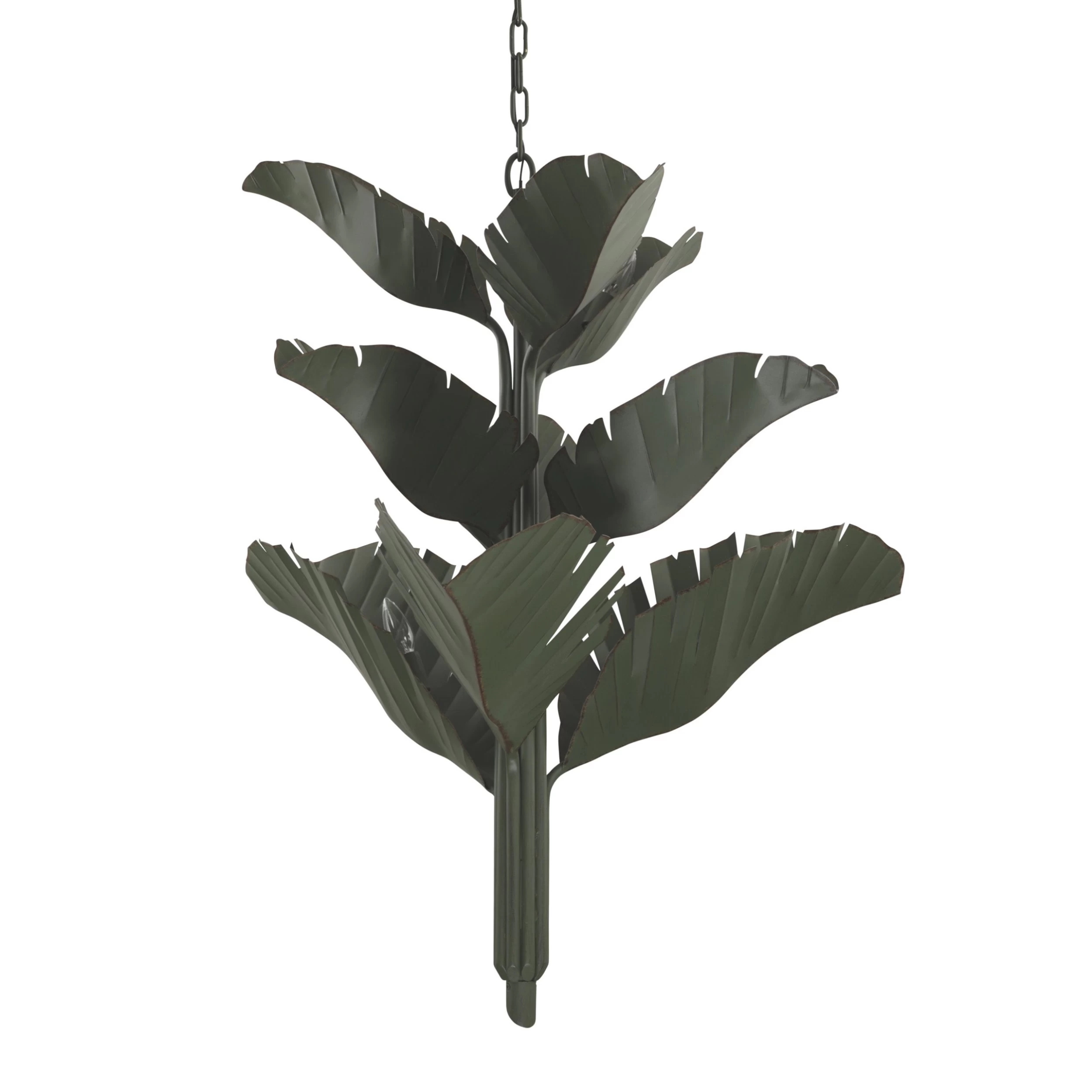 Banana Leaf 901C09 9-Light Chandelier - Banana Leaf 3 Banana Leaf 901C09 9-Light Chandelier - Banana Leaf