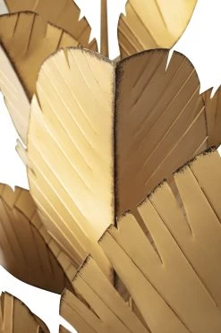 Banana Leaf 901C12GO 12-Light Chandelier - Gold -Hanging Lighting 901P12GO Detail 2