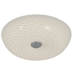 Swirled AC1581 2-Light Ceiling Light - Chrome