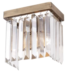 Social Club 297B01HG 1-Light Vanity Light - Havana Gold