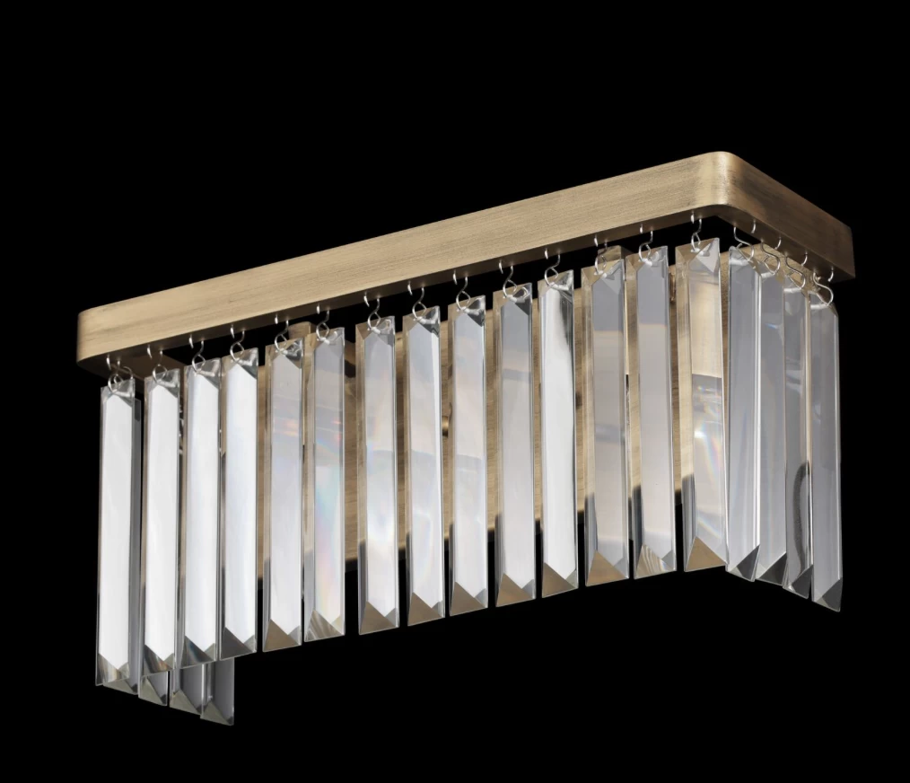 Social Club 297B02HG 2-Light Vanity Light - Havana Gold 5 Social Club 297B02HG 2-Light Vanity Light - Havana Gold - Image 3