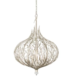 Hanging Lighting 7 Bask 271P06GD 6-Light Pendant Light - Gold Dust