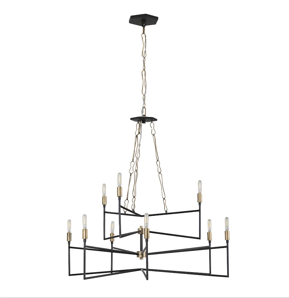 Bodie 314C09HGCB 9-Light Chandelier - Havana Gold/Carbon 5 Bodie 314C09HGCB 9-Light Chandelier - Havana Gold/Carbon - Image 3