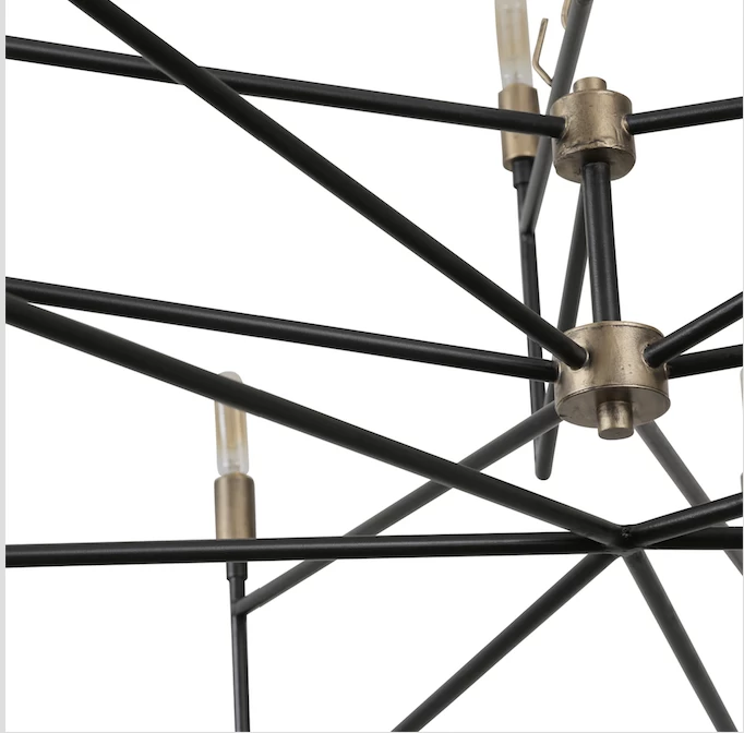 Bodie 314C09HGCB 9-Light Chandelier - Havana Gold/Carbon 9 Bodie 314C09HGCB 9-Light Chandelier - Havana Gold/Carbon - Image 7