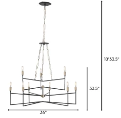Bodie 314C09HGCB 9-Light Chandelier - Havana Gold/Carbon 17 Bodie 314C09HGCB 9-Light Chandelier - Havana Gold/Carbon -Hanging Lighting Screen Shot 2018 06 20 at 8.20.32 AM