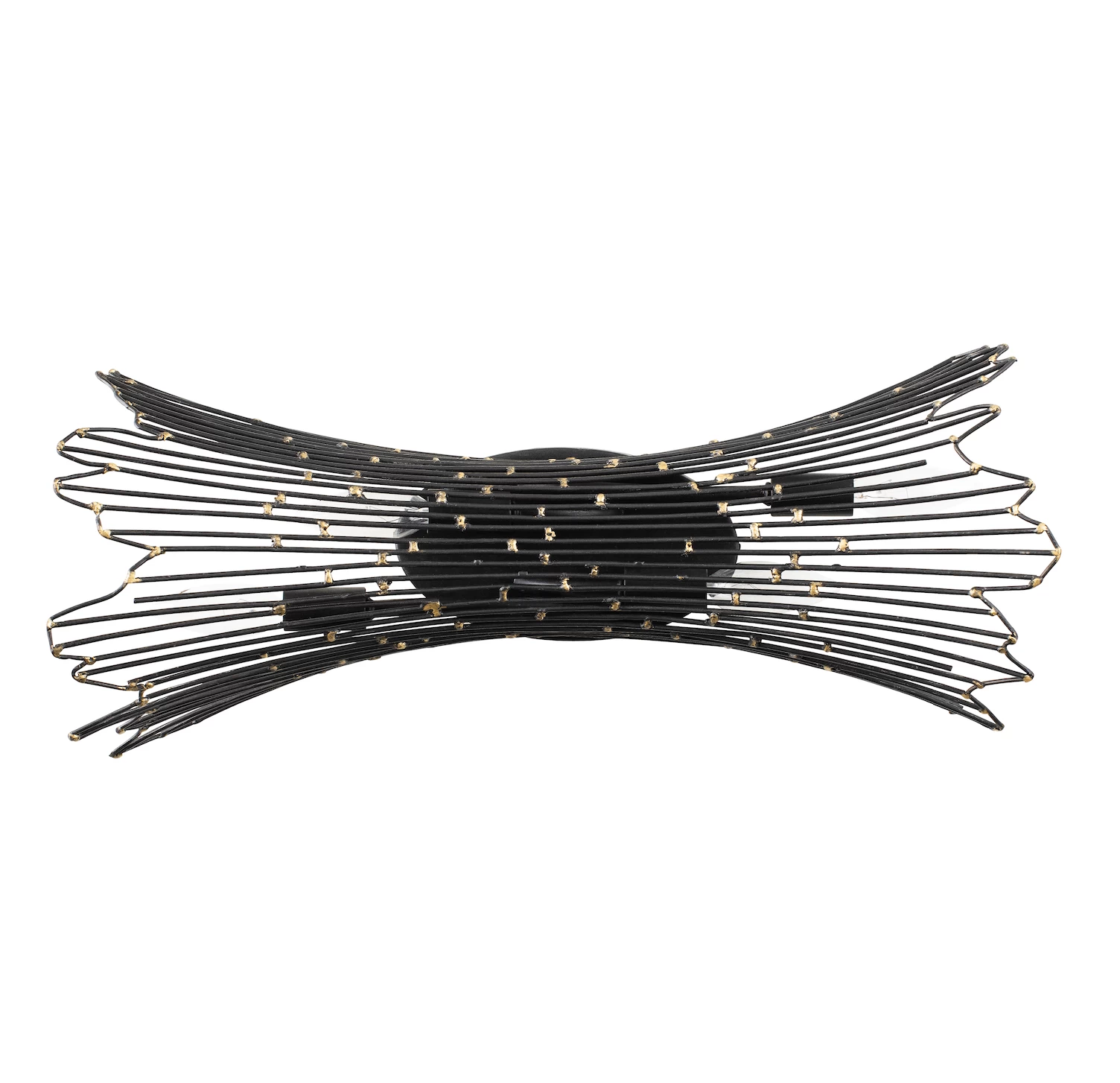 Rikki 320B04CBAG 4-Light Vanity Light - Carbon/Aged Gold 5 Rikki 320B04CBAG 4-Light Vanity Light - Carbon/Aged Gold - Image 3