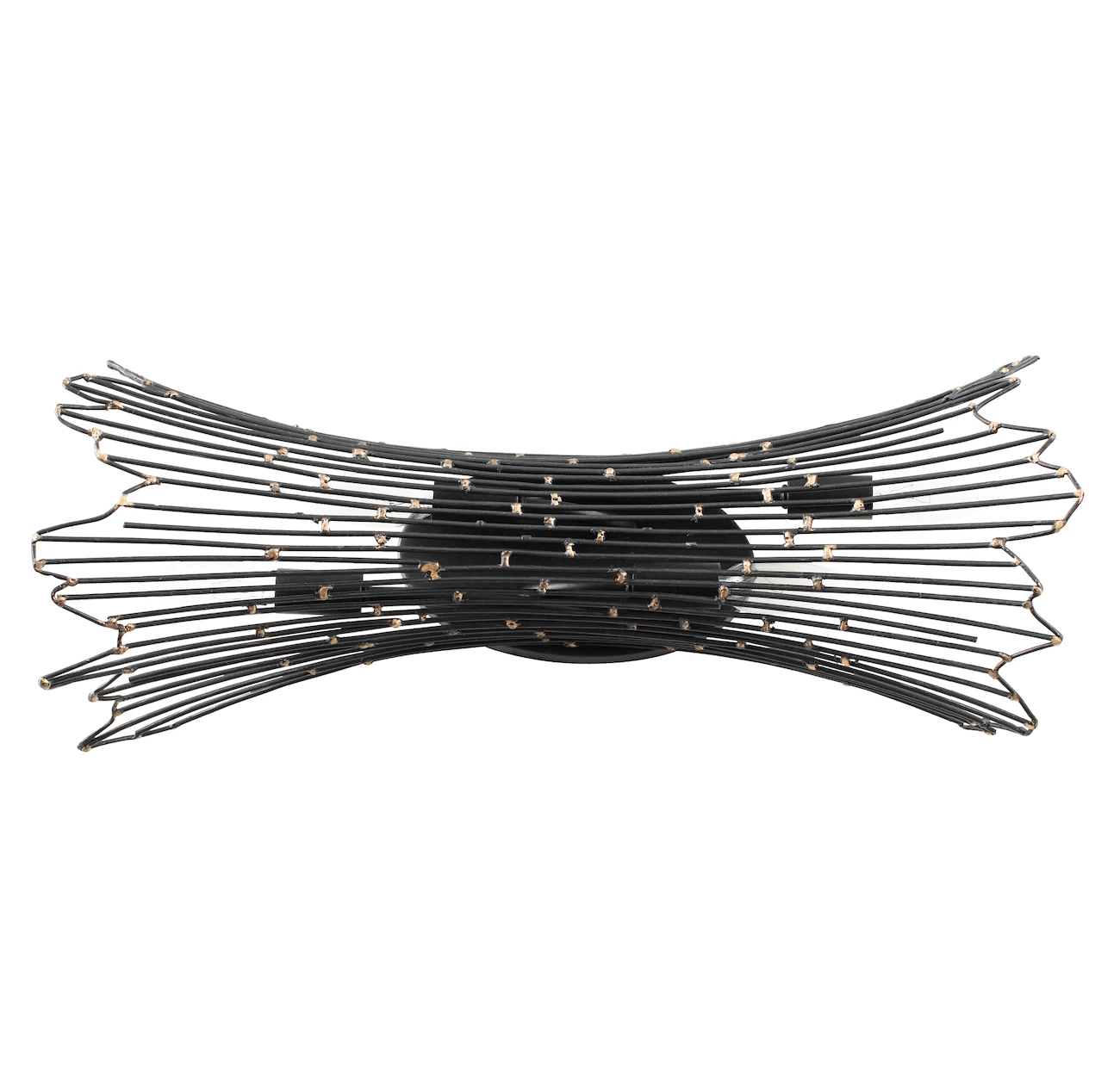 Rikki 320B04CBAG 4-Light Vanity Light - Carbon/Aged Gold 6 Rikki 320B04CBAG 4-Light Vanity Light - Carbon/Aged Gold - Image 4