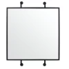 Tycho 4DMI0103 32x26 Square Wall Mirror - Black