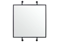 Tycho 4DMI0103 32x26 Square Wall Mirror - Black
