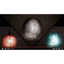 Urchin 169M01SBL 1-Light Mini Pendant - Black -Hanging Lighting urchin video image 3bfc4890 a3ca 4f1e ba09 e9ea71193c9e